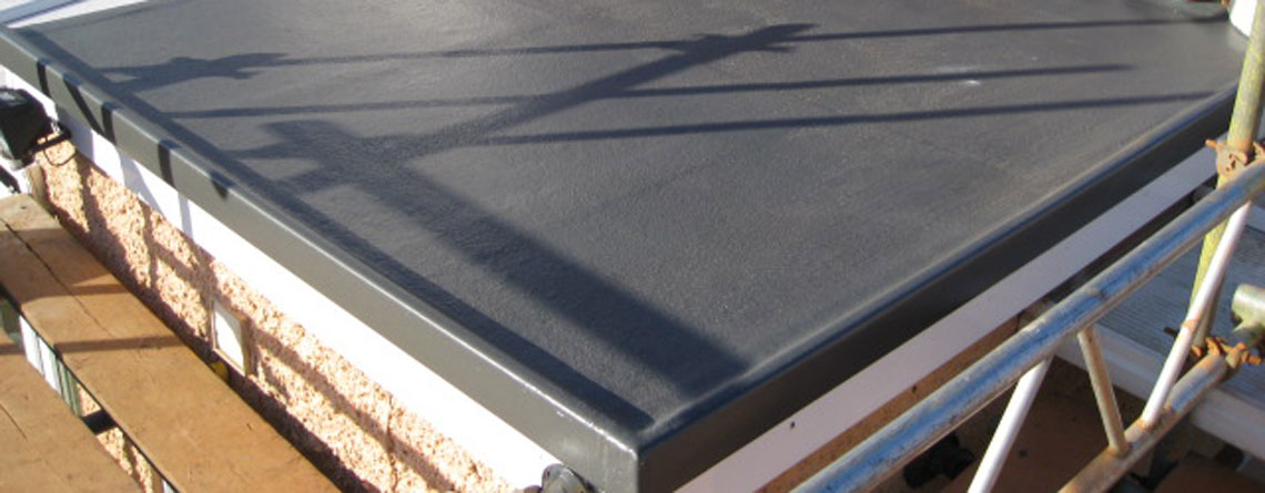 GRP Fibre Glass Flat Roofing